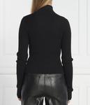 Кардиган женский Tommy Jeans на молнии с высоким воротником, черный - фото 4