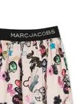 Юбка с графичным принтом Marc Jacobs Kids, розовый - фото 3