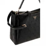 Сумка Guess Tisha Large Girlfriend Satchel, черный - фото 4