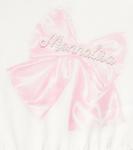 Детский топ из хлопкового джерси с принтом Monnalisa, Panna - фото 3