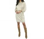 Золотое платье с леопардовым принтом Foil ESQUALO - фото 4