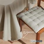 Скатерть Homescapes серый, 137/137 см - фото 5