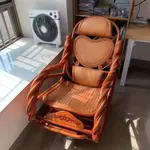 Fantasy Кресло-качалка из ротанга в форме сердца, satin twisted rattan - фото