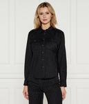 Шерстяная рубашка Regular fit Michael Kors, черный - фото