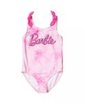 Цельный купальник для девочек Barbie, розовый - фото