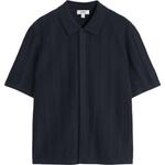 COS Трикотажный свитер мужской темно-синий - фото