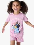 Детский комплект пижамы Bluey из хлопка Brand Threads, Pink/Multi - фото
