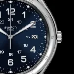 SWATCH Часы Men 41mm Blue Watch YWS420GC, Blue Dial - фото 5