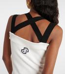 Вязаное мини-платье Patou, белый - фото 5