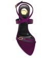 Gippy Wedge Сандалии Saint Laurent, Cyclamen - фото 3