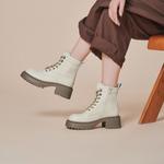 Ботинки Martin Boot женские Gemeiq, бежевый - фото 9