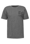 Футболка Street One MEN Print T-shirt, Grau/Mottled Grey - фото 6