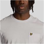 Футболка мужская Lyle & Scott с карманом, белый - фото 3