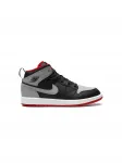 Кроссовки Air 1 Mid Black/Grey/Red Jordan Kids, черный - фото 2