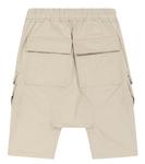 Хлопковые шорты-бермуды карго Pods Rick Owens, бежевый - фото 4