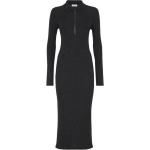 Женское серое платье с длинными рукавами Brunello Cucinelli, серый - фото