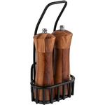 Набор для перца и соли Aps, коричневый - фото