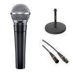 Ручной микрофон Shure SM58 Dynamic Voice-Over Microphone Kit - фото