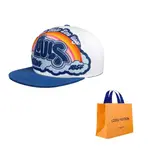 Кепка унисекс Louis Vuitton, синий/белый - фото 4