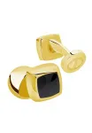 Запонки Davidoff, Gold Coloured Black - фото