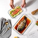 Тарелка KAWASIMAYA, 2L Rectangular Glass Baking Dish, Pack Of 2 - фото 9