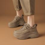 Женские кроссовки на платформе Low-Top Chunky Rosa Bianca, Chocolate - фото 9