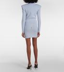 Кардиган в рубчик Balmain, Bleu Pale - фото 3