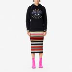 Свитер eye pattern hoodie black Kenzo, черный - фото 3