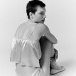 Атласный топ MIU MIU, опал - фото 3