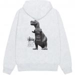 Базовый худи на молнии Stussy, черный - фото 4