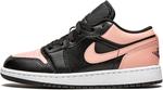Детские кроссовки Nike Air Jordan 1 Low, Black/Arctic Orange-White - фото