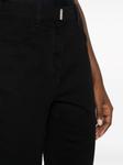 Givenchy расклешенные джинсы с завышенной талией, черный - фото 5