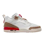 Кроссовки Air Jordan Spizike Low GS, White Desert Camo Fire Red - фото