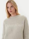 Свитер relaxed fit LV044D359G Calvin Klein, бежевый - фото 4
