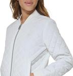 Женская куртка-бомбер Levi's с ромбовидной стежкой, белый - фото 5