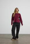 Топ Noisy May Long sleeved top, Windsor Wine/Red - фото 5