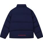 Пуховик унисекс темный тихий синий FILA - фото 3