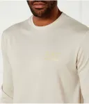 Лонгслив slim fit Ea7, бежевый - фото 4