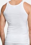 Майка Schiesser/Tanktop Cotton Essentials Doppelripp, белый - фото 4