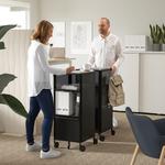 Офисный шкаф BEKANT IKEA, 41x101 см, черный - фото 2