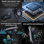 Шлем модульный ACLFFSHOP Bluetooth, белый / серый - фото 5