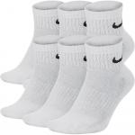 Унисекс гольфы Nike, 6 pack (белый) - фото