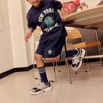 Детские шорты MLB, синий - фото 4