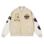 A chock Бейсбольная куртка унисекс, Серый - фото 6