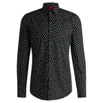 Рубашка HUGO Kenno, черный - фото