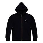 Куртка embroidered star chevron full-zip hoodie 'black' Converse, черный - фото