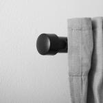 Комплект наконечников для карниза Ikea Raffig, 2 штуки, черный - фото 2