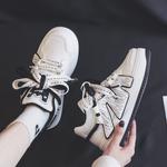 Кроссовки WARRIOR Skateboarding Shoes Women's High-top Beige/Black, бежевый/черный - фото 6