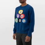 Свитер унисекс Stussy, темно-синий - фото 4