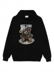 Толстовка с капюшоном Teddy Bear-intarsia Moschino, черный - фото